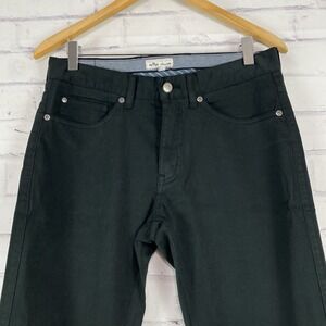 Peter Millar Pants Men's Size 30 Chino Pants‎ Straight Fit Black 34" Inseam NWT